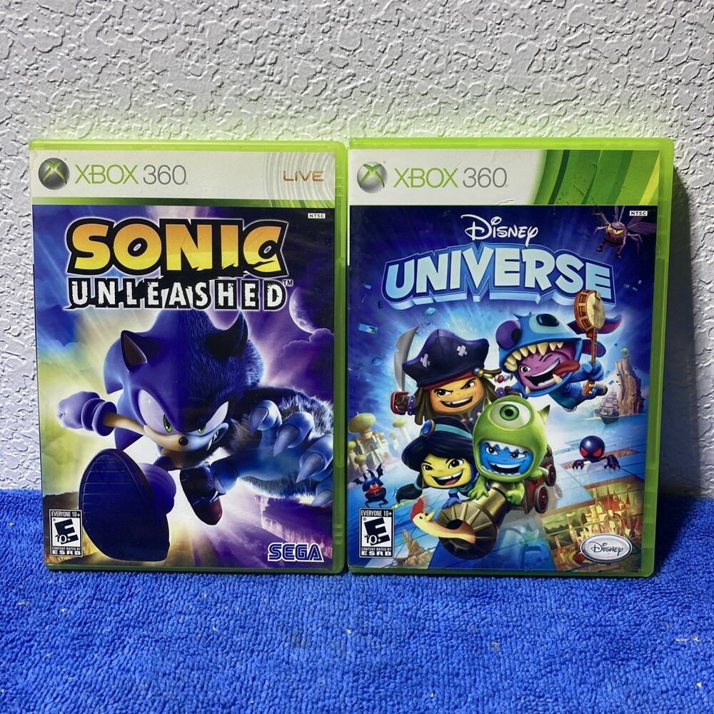 Sonic Unleashed And Disney Universe Xbox 360